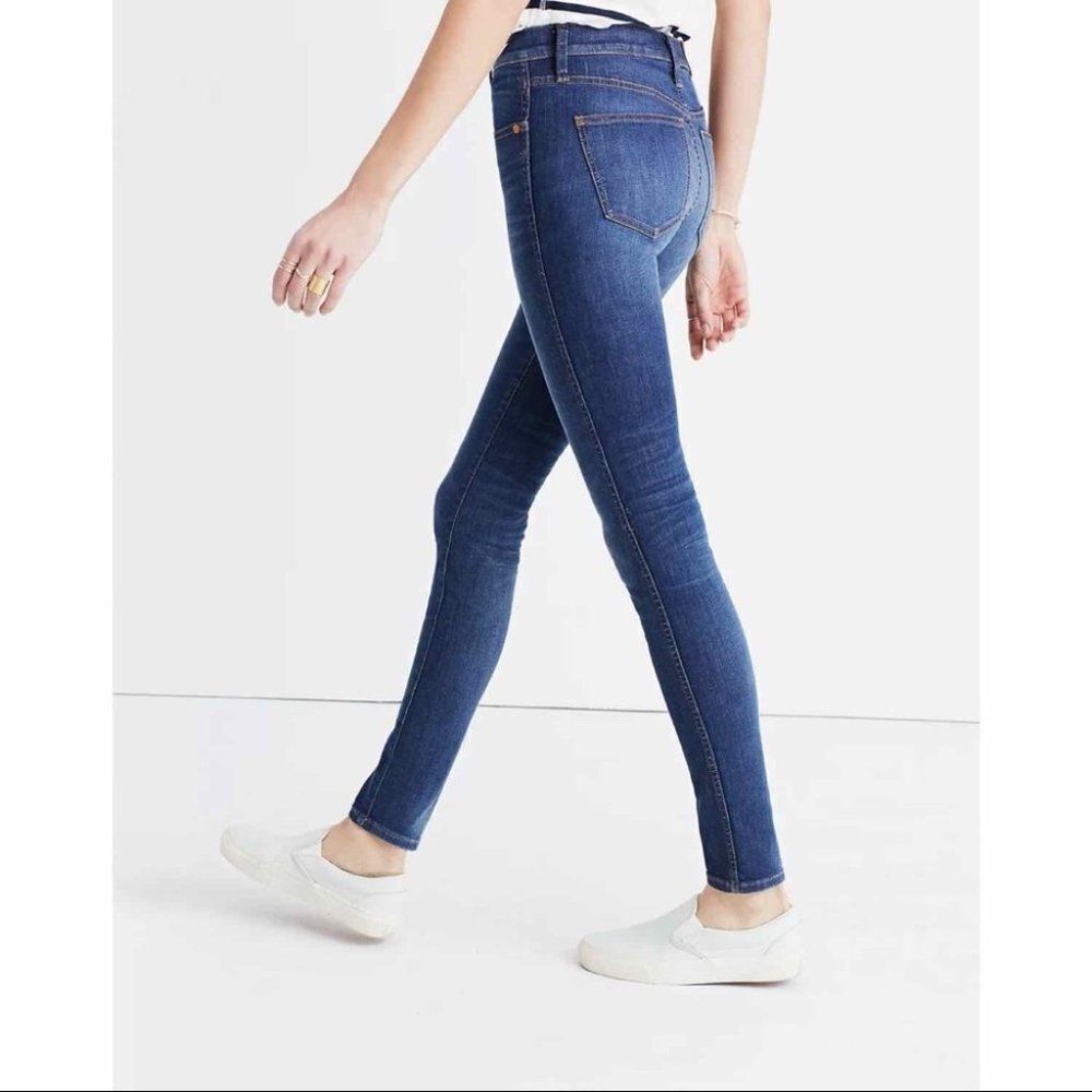Madewell 9" High-Rise Skinny Jeans in Polly Wash Size 24